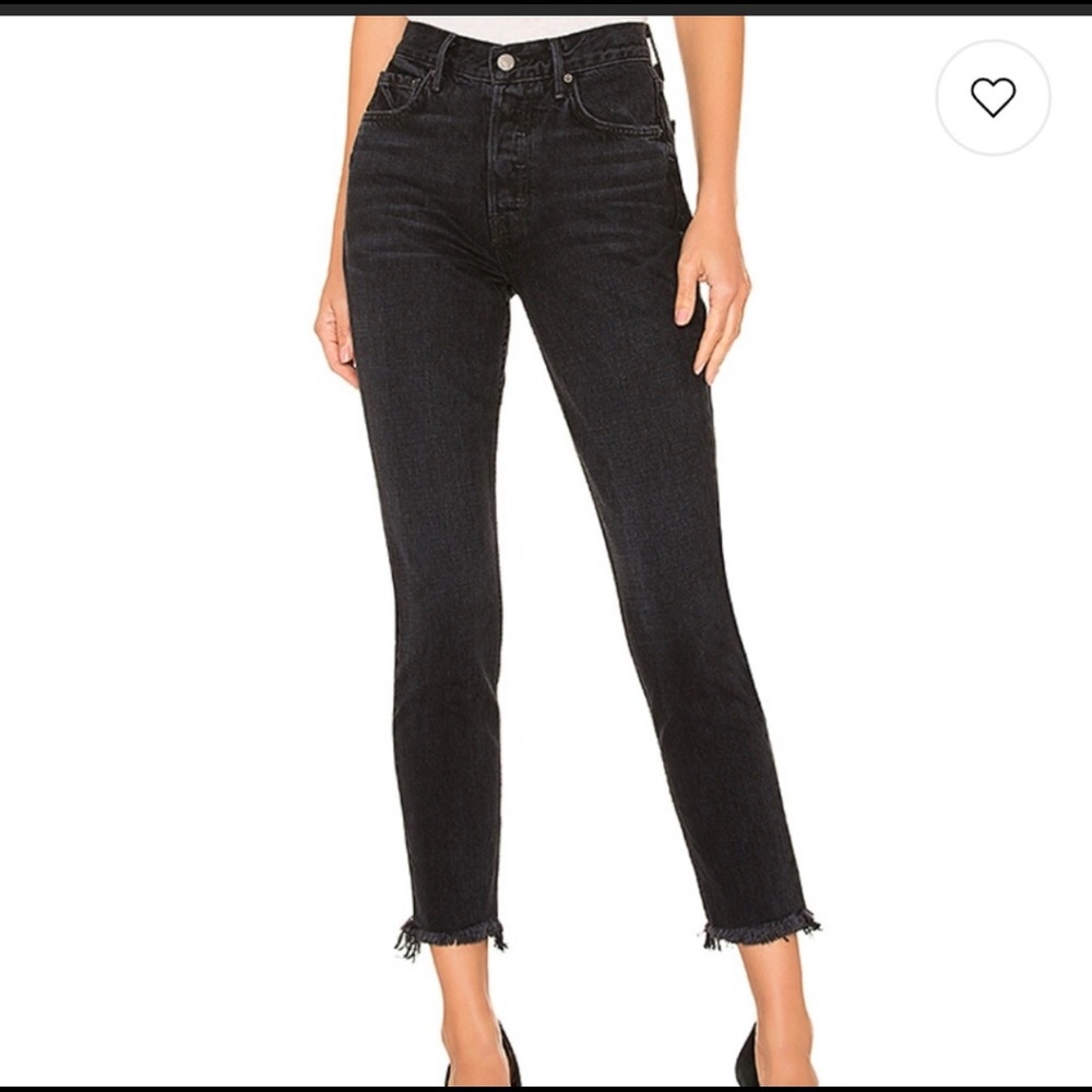 NWT Grlfrnd Denim Jean Karolina in black
